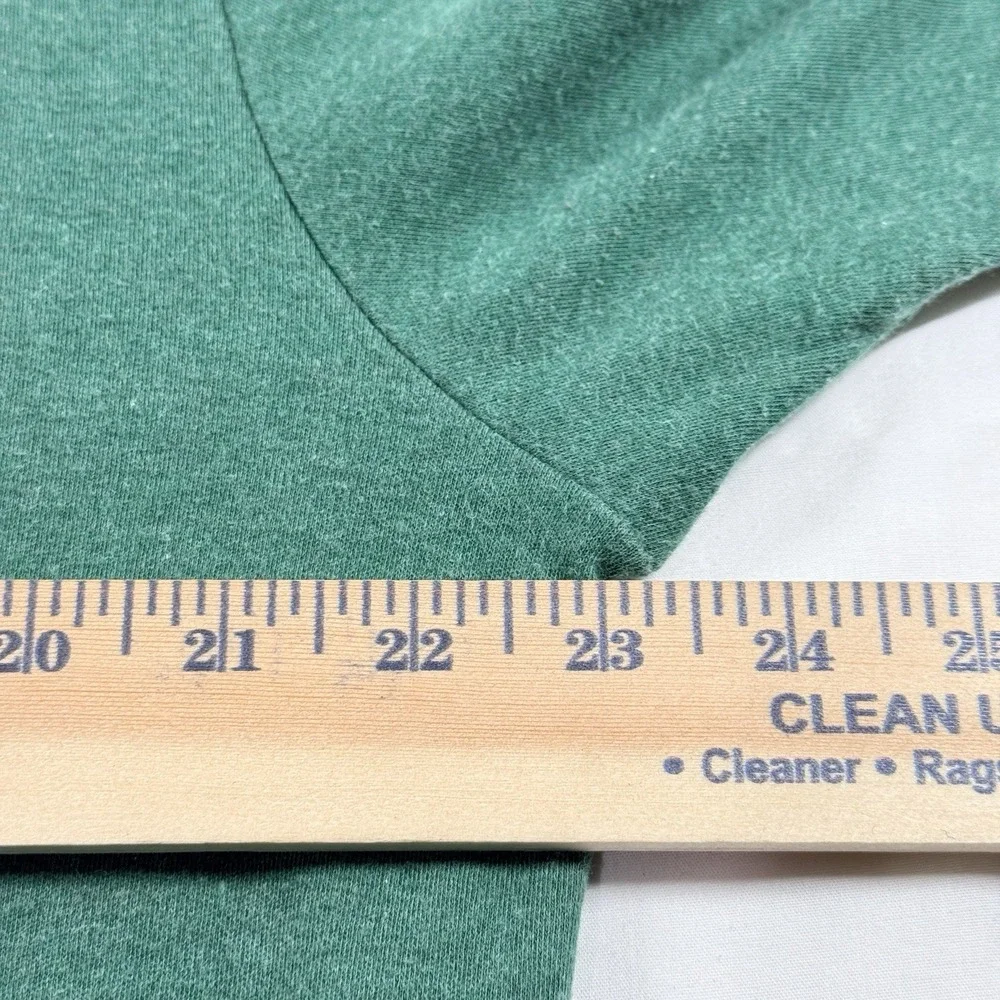 Vintage Polo Ralph Lauren Shirt Men's L Velvet Soft Green 100% Cotton Tan Pony‎